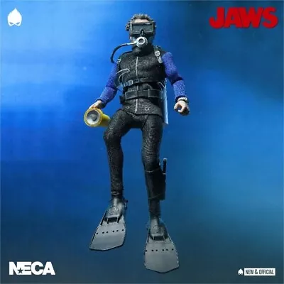 Buy -=] NECA - Jaws Clothed Action Figure Matt Hooper (Shark Cage) 20cm [=- • 41.38£