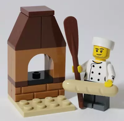 Buy All Parts LEGO - Medieval King's Cook Minifigure Baker Castle Peasant MOC NEW • 10.99£