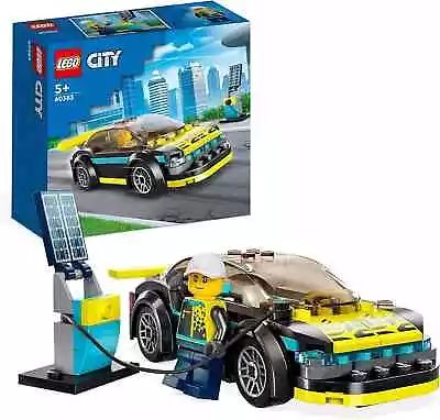 Buy LEGO City Electric Sports Car Toy For 5 Plus Years Old Boys And Girls, Race Car • 9.49£
