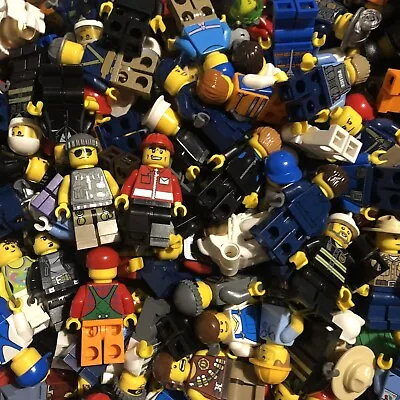 Buy 10x Random LEGO City Minifigures | Police Fire Space Generic Town Figures | VGC • 7.99£