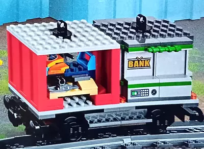Buy New Genuine Lego City Train Cargo Containers Bank Snowmobile Wagon From 60198 • 24.49£