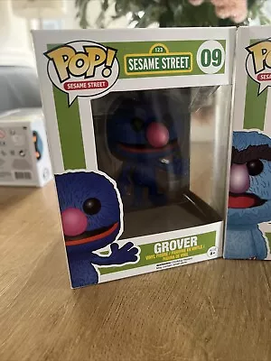 Buy Funko Pop Sesame Street Lot - 09 Grover 11 Herry Monster • 18£