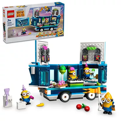 Buy LEGO Despicable Me 75581 Minions’ Music Party Bus Age 7+ 379pcs • 34.95£