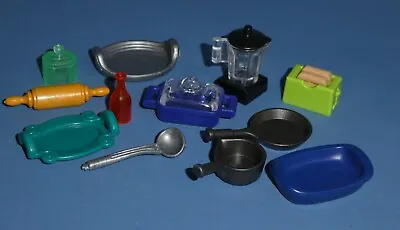Buy Playmobil Cookware Blender Toaster Pans & More House Cafe Hotel Kitchen Chalet • 1.85£