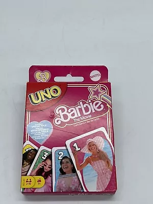 Buy Mattel Games UNO Barbie The Movie Card Game, Inspired By The Movie For Family Ni • 12.11£