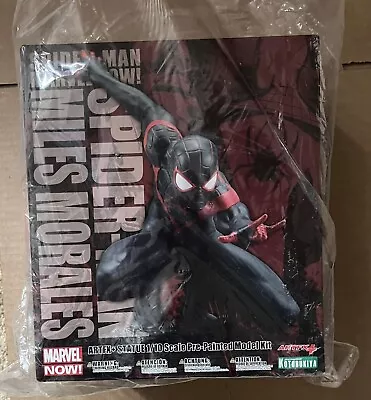 Buy Official Kotobukiya Marvel Now! ARTFX+ PVC 1/10 Spider-Man Miles Morales Statue • 41.99£