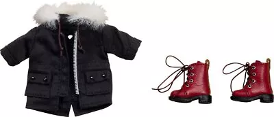 Buy Good Smile Nendoroid Doll: Boots And Duffle Coat (Black) Warm Clothing Set • 43.26£
