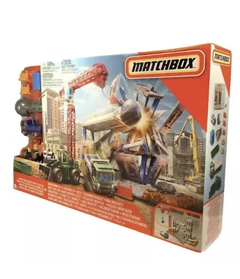Buy Matchbox Downtown Demolition Play Set Car & Track Set Kids Toy Xmas NEW Mattel • 19.99£
