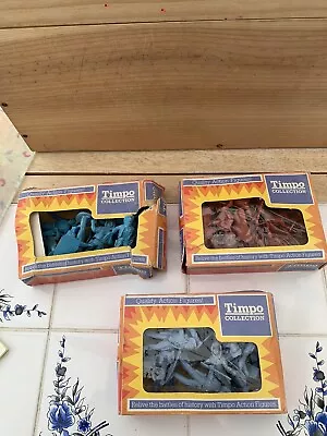Buy TIMPO Cowboys And Indians - 3 Boxes 43 Figures In Total • 6£