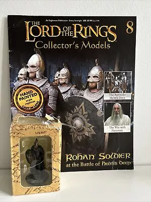 Buy Eaglemoss The Lord Of The Rings Diecast Figure + Magazine Issue #8 Rohan Soloier • 8£