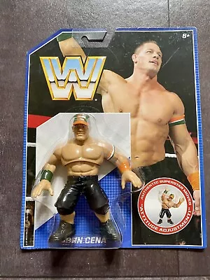 Buy NEW MOC WWE Mattel Retro Figure Series 1 John Cena Includes Protective Case  • 20.15£