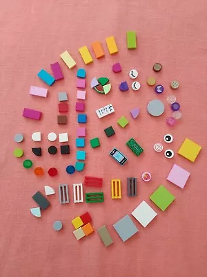 Buy LEGO Dots & Tiles Many Different Some Printed, Some Transparent Most Are New • 3.99£