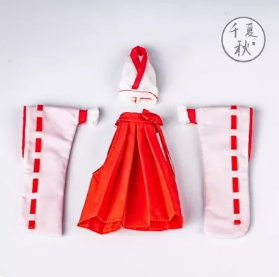 Buy 1/6 Scale Red Witch Dress Kimono Model For 12'' Female Dolls Figma Gynoid • 15.95£
