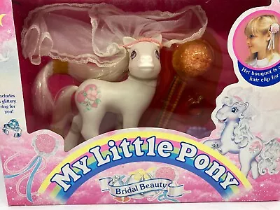 Buy Vintage G1 My Little Pony BRIDAL BEAUTY Bride MISB MIB MOC MLP Hasbro Toy 1992 • 239.99£