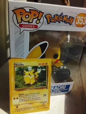 Buy 3x Pokémon Pikachu Funko Pop! Vinyl S1 Brand New #353 Collectible+2024+1999 TCG! • 19.99£