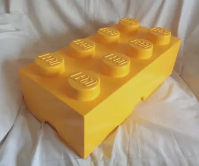 Buy Lego - Large Yellow 8 Stud Stackable Storage 2 X 4 Brick Box • 17.50£