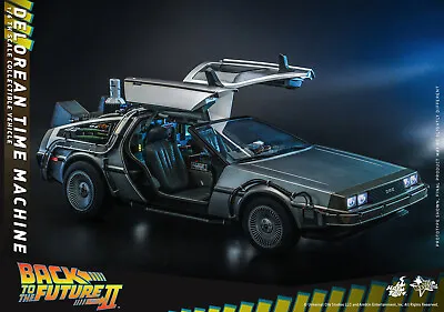 Buy 1/6 Hot Toys Mms636 Back To The Future Ii Delorean Time Machine Collectible Set • 1,201.99£