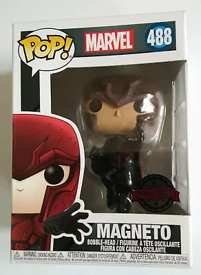 Buy Funko Pop Vinyl Marvel X-MEN MAGNETO Special Edition Figure #488 • 10£