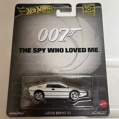 Buy 2024 Hot Wheels Pop Culture - 007 - The Spy Who Loved Me - Lotus Esprit S1 HXD98 • 9.99£