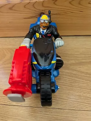 Buy Jake Justice And Motorcycle, Action Figure Rescue Heroes Fisher Price Toys  • 4.99£