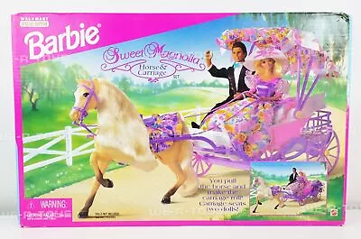 Buy Barbie Sweet Magnolia Horse & Carriage For Barbie Doll Wal-Mart Special NRFB • 98.66£