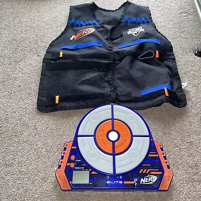 Buy Nerf NER0156 Elite Digital Target Game And Nerf Jacket • 0.99£