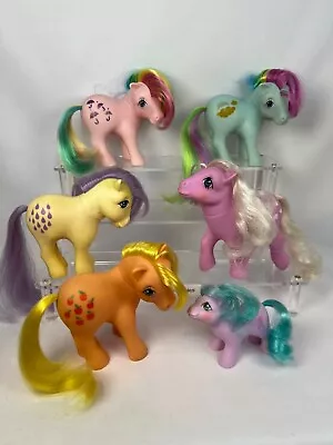 Buy 6x Vintage My Little Ponies 1980's Hasbro Children's Entertainment Toys Animals • 39.99£