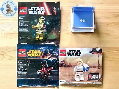 Buy Lego Star Wars Polybags: Darth Revan, Luke Skywalker Blue Milk & C3PO (red Arm) • 299.99£