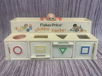 Buy Fisher Price Shape Sorter Vintage 1974 Made In Belgium (CLRN) (573304) • 6.99£