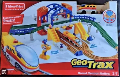 Buy Fisher Price GEOTRAX GRAND CENTRAL R. Control Train PLAYSET  UNUSED * COMPLETE * • 59£