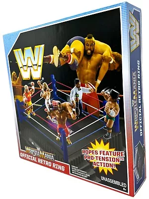 Buy WWE WrestleMania Retro Ring Mattel 2024 - No HASBRO Wrestler NEW - INKgrafiX TOYS • 79.92£