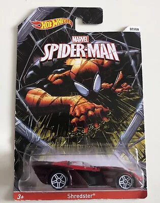 Buy NIP 2013 Hot Wheels Marvel Spider-Man Shredster  Long Card 07/08 Car Toy • 9£