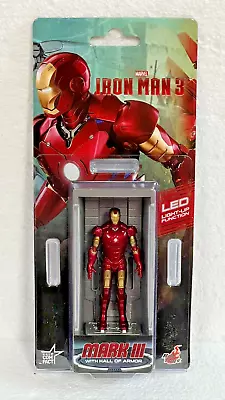 Buy Hot Toys - Iron Man 3 Mark III W/ Hall Of Armour - LED LightUp - New & Sealed • 17.95£