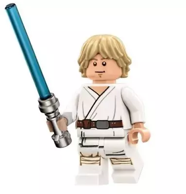 Buy Lego Star Wars - Luke Skywalker White Tatooine Outfit + Lightsaber  (From 75290) • 12.50£