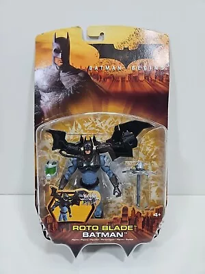 Buy Mattel Batman Begins Roto Blade Batman Figurine  2005 Sealed Figure  • 22.99£