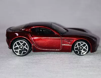 Buy Hot Wheels Alfa Romeo 8c Competzione 1:64 Scale Burgundy New/loose Very Nice Car • 5.40£