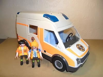 Buy PLAYMOBIL AMBULANCE 70049 (Lights+Sounds,Figures,Truck,Lorry,Van For Hospital) • 9.99£