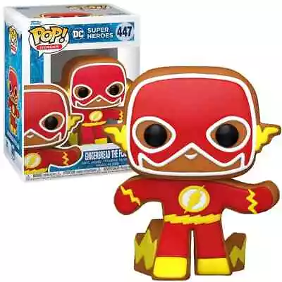 Buy Funko POP! DC Comics The Flash Gingerbread #447 Holiday Vinyl Figure New • 8.49£