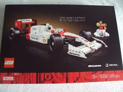 Buy LEGO ICONS AYRTON SENNA McCLAREN MP4/4 FORMULA ONE RACE CAR SET ( NEW ) !! • 40£