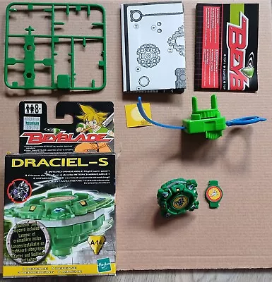 Buy Draciel-S Beyblade + Original Box With Instructions & Extra Bit Chip Hasbro A-14 • 49£