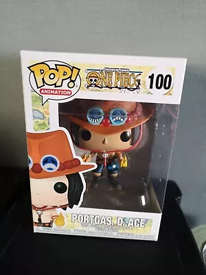 Buy Funko POP! Animation: One Piece - Portgas D. Ace -Collectable Vinyl Figure  #100 • 10.99£