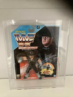 Buy WWF WWE The Undertaker Moc 1992 Series 4 Hasbro Blue Card • 150£