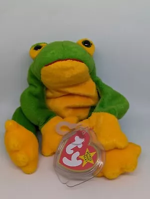 Buy TY Beanie Babies - Smoochy The Frog *Rare*  • 7£