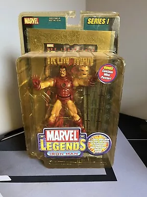 Buy Toy Biz Marvel Legends Series 1 Figure IRON MAN 6  Figure, RARE Box Damaged • 25£