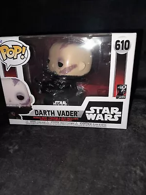 Buy NEW Genuine Funko POP! Star Wars Darth Vader (Unmasked) Return Of The Jedi #610 • 11£