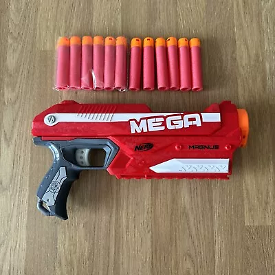 Buy NERF N-Strike Elite Mega Magnus Soft Dart Gun Blaster Red • 10£