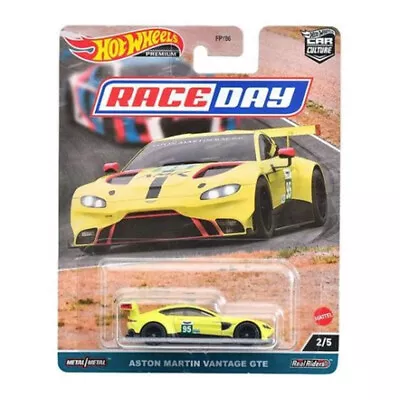 Buy Hot Wheels HKC60 Race Day: Aston Martin Vantage GTE 1:64 Premium Diecast Car • 12.95£