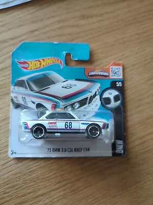 Buy Hot Wheels '73 BMW 3.0 CSL White Castrol 68 Short Card • 5£