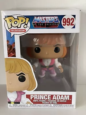 Buy Funko Pop! Masters Of The Universe Prince Adam 992 Action Figure Brand New Boxed • 12.99£