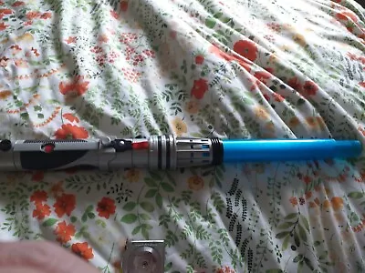 Buy Lightsaber Hasbro Blue Light Up With Sounds Working 42in Long • 4.99£